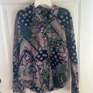 Lauren Ralph Lauren Floral Button Down